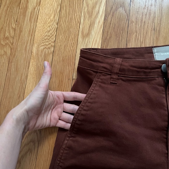Everlane utility barrel pant, size 4. terra cotta/rust color - Picture 4 of 7